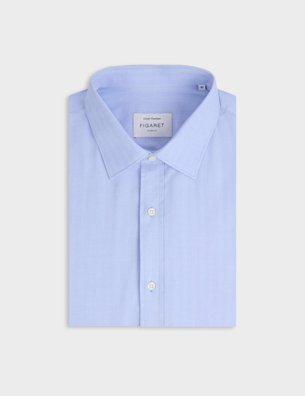 Chemise classique bleue