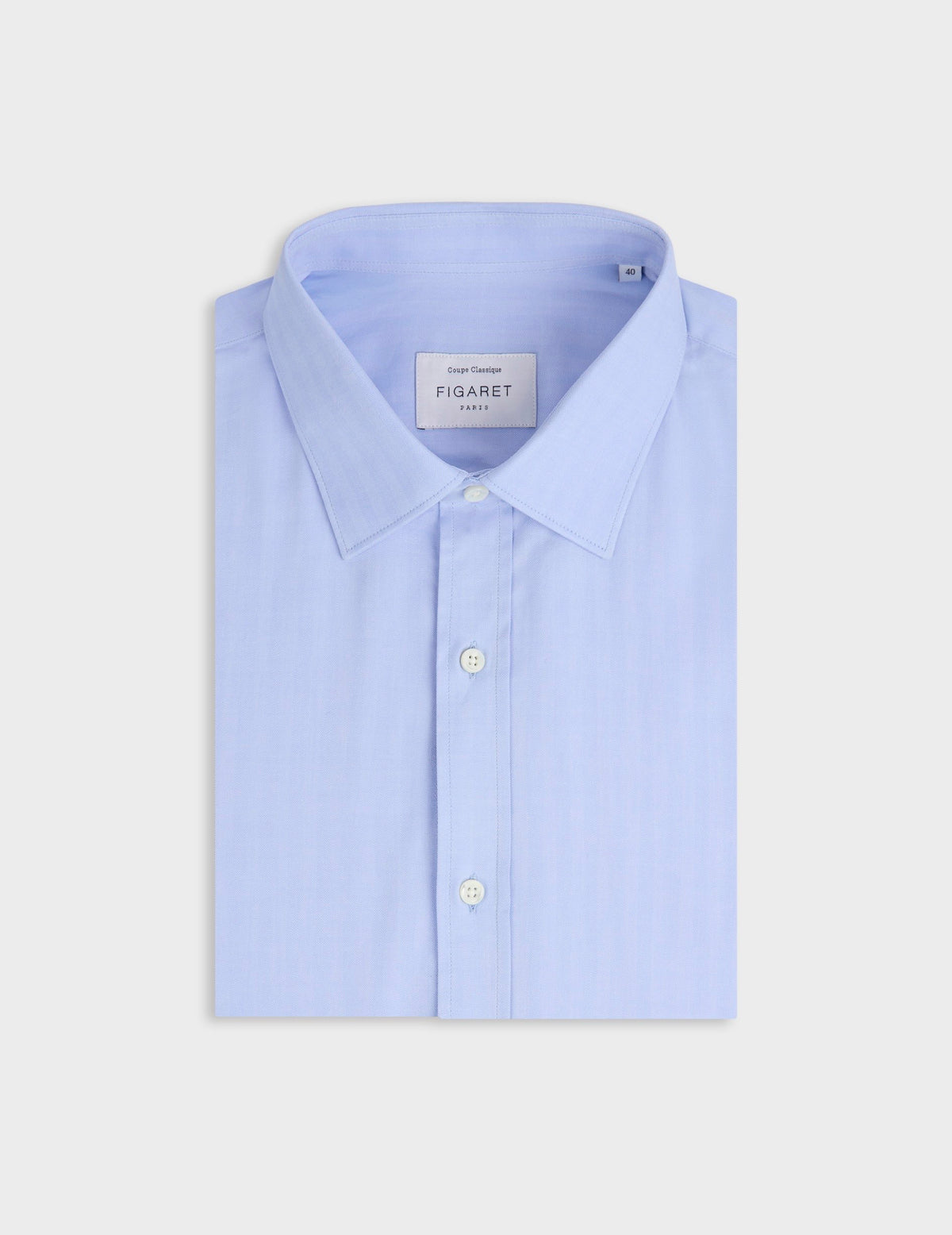 Chemise classique bleue