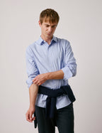 Chemise classique bleue
