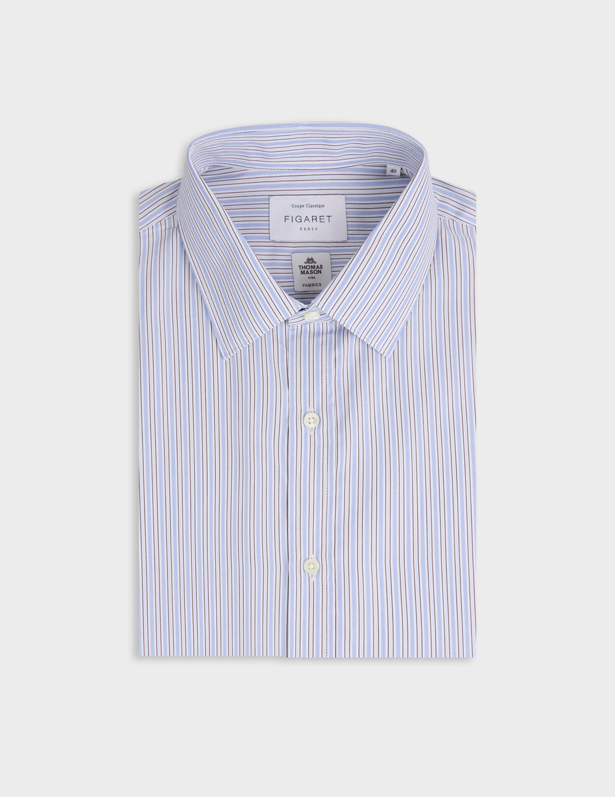Chemise classique rayée