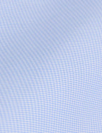 Chemise classique à carreaux bleu clair