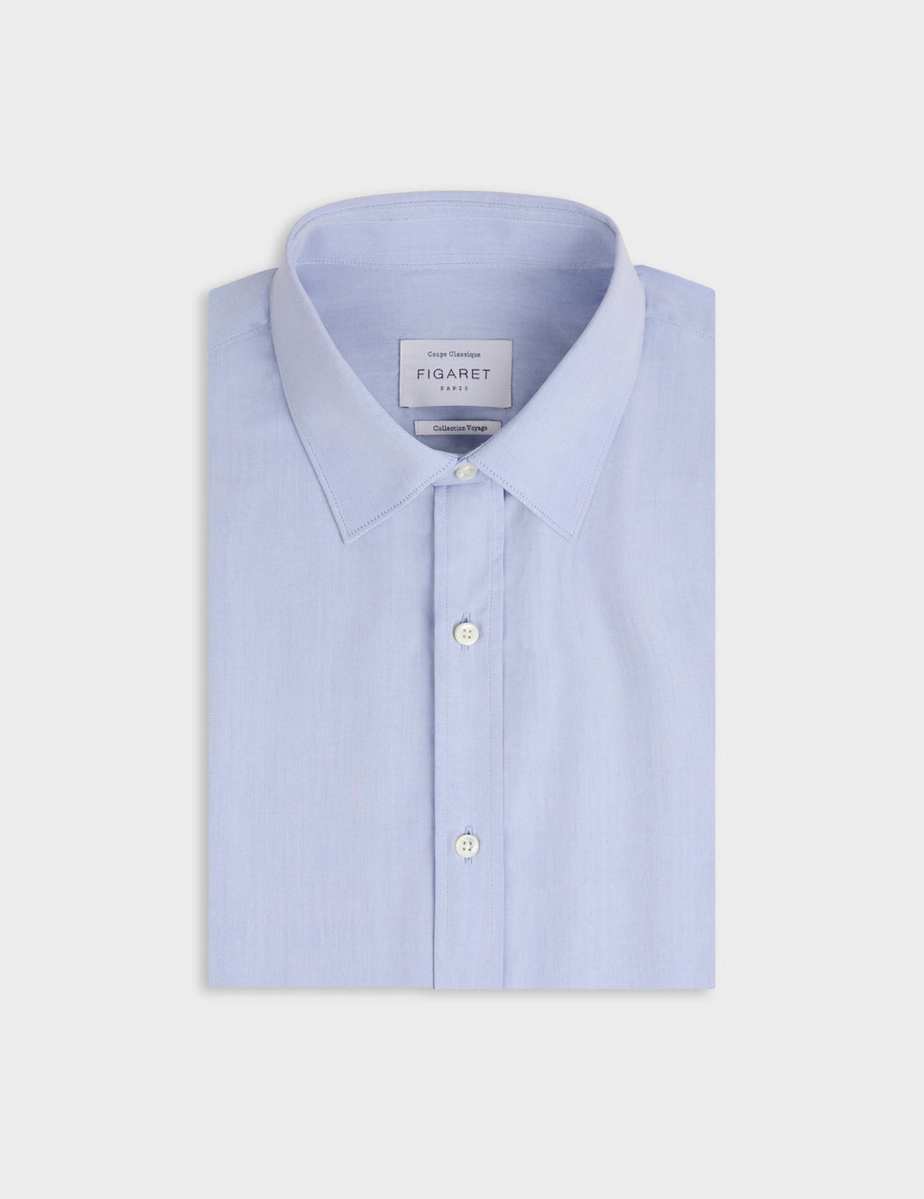 Chemise classique Voyage bleue