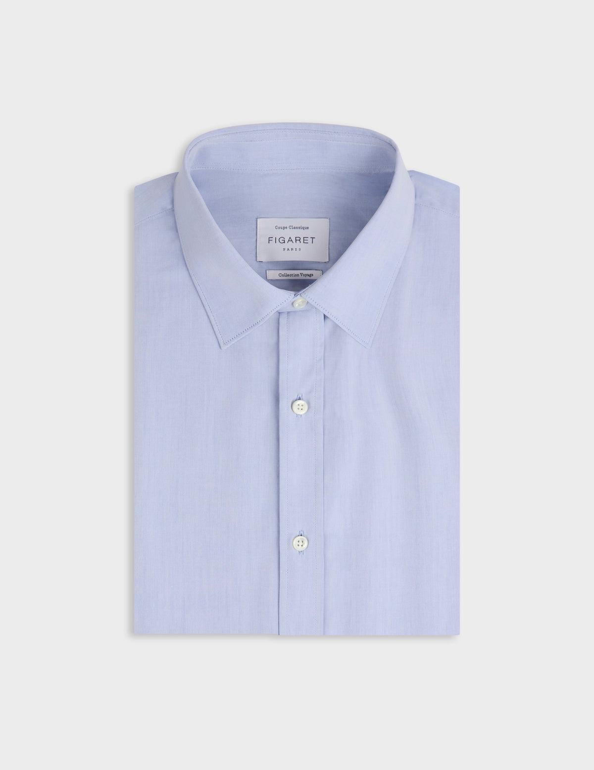 Chemise classique Voyage bleue