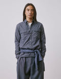 Chemise Florian en flanelle grise