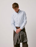 Chemise Gabriel bleue rayée jaune