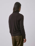 Pull Giovani en laine mérinos marron