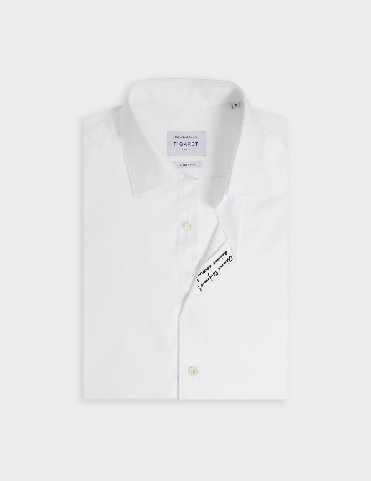 Chemise mixte Hugo blanche - View 2