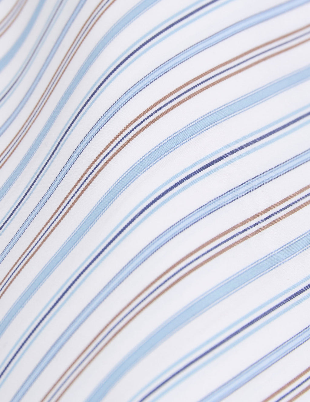 Chemise ajustée rayée bleue