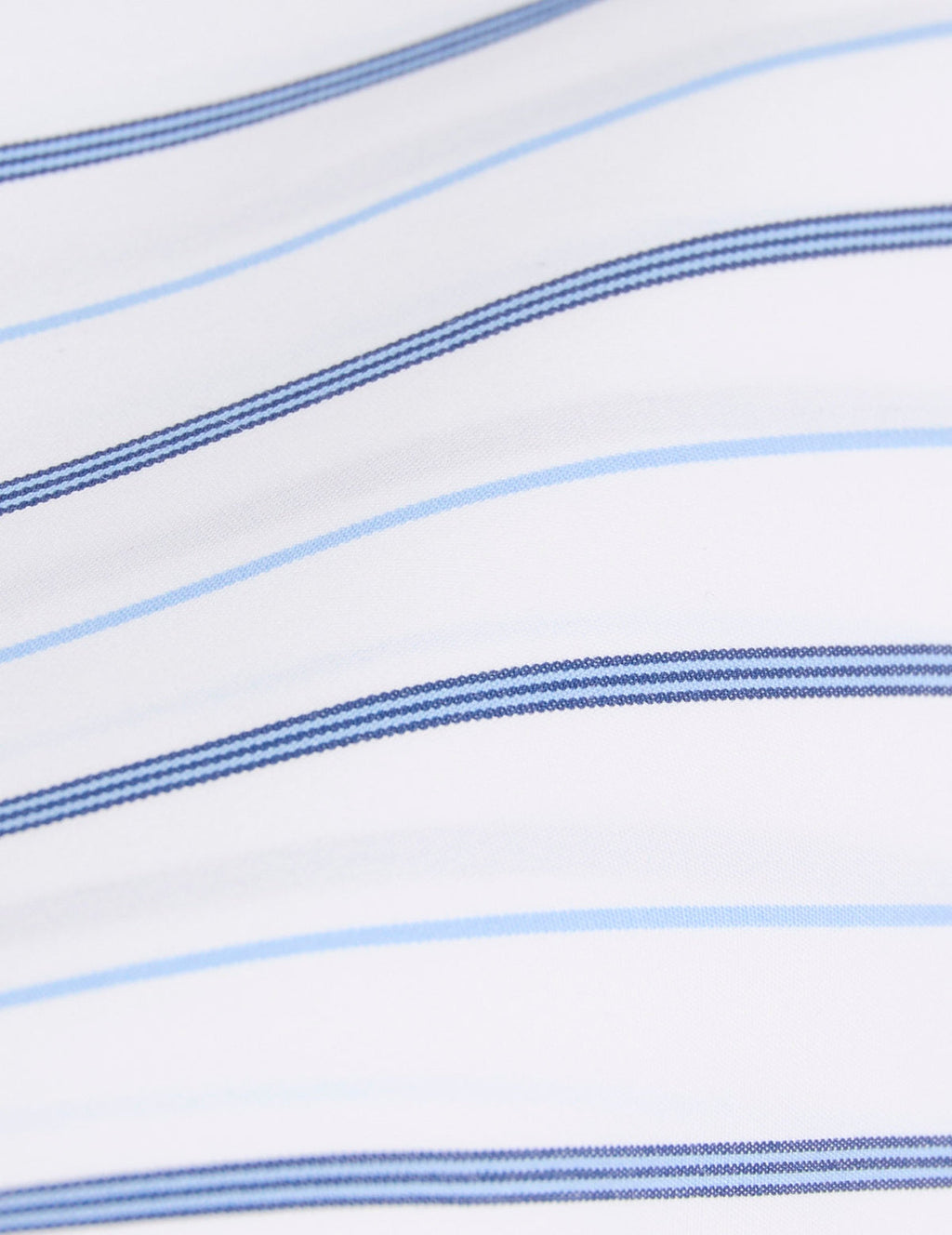 Chemise classique rayée bleue