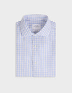 Chemise classique rayée bleue