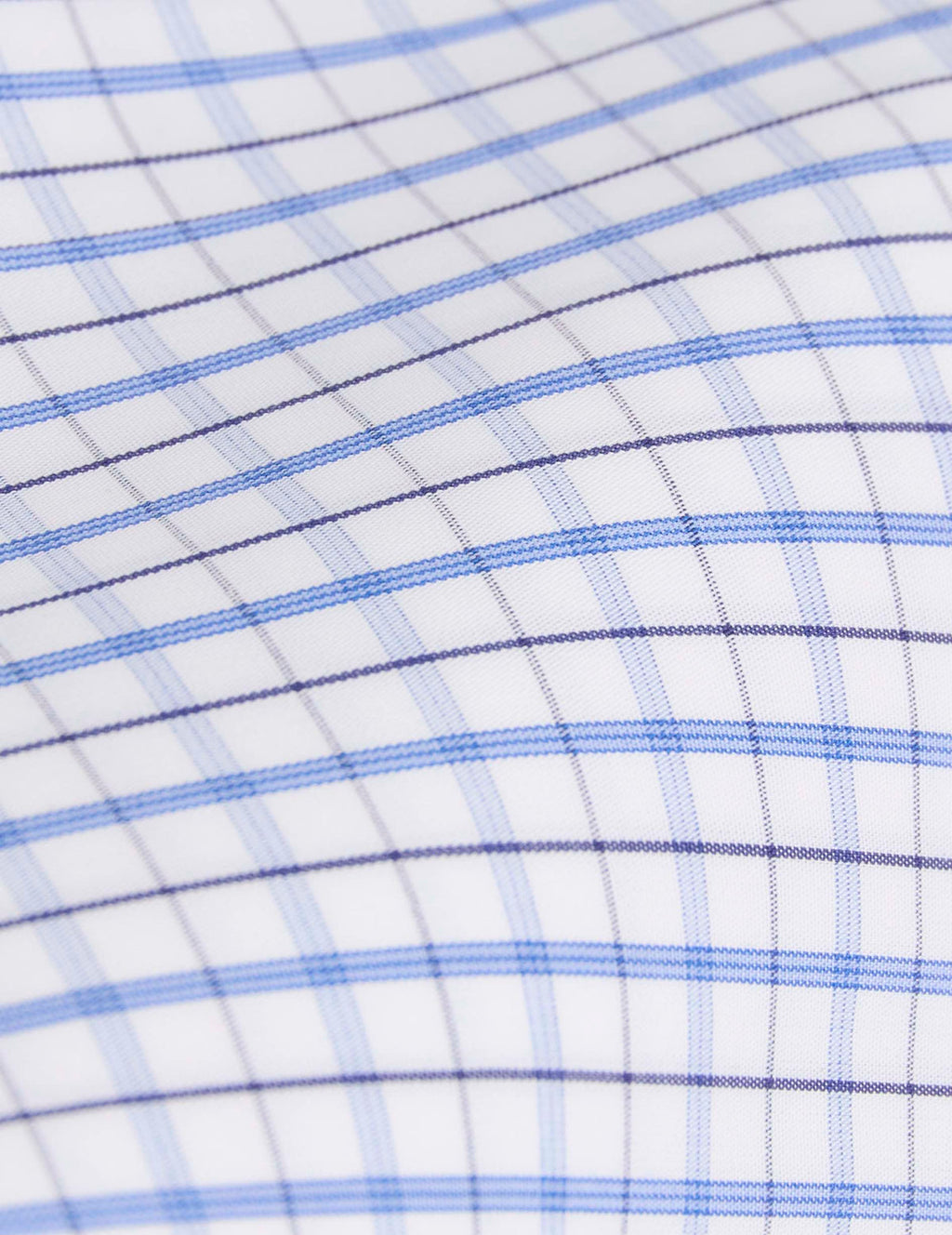 Chemise classique rayée bleue