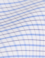 Chemise classique rayée bleue