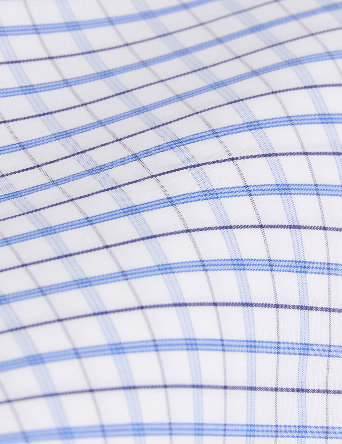 Chemise classique rayée bleue