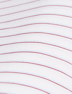 Chemise classique rayée rouge
