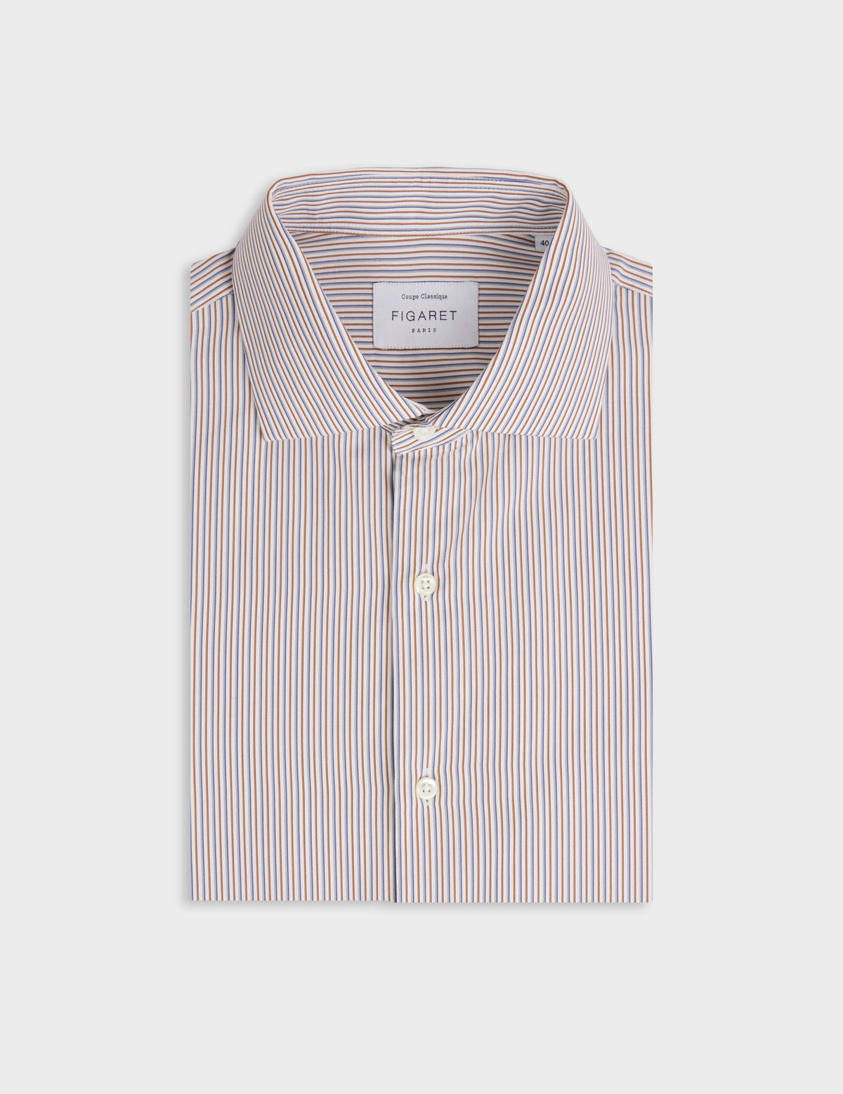 Chemise classique rayée