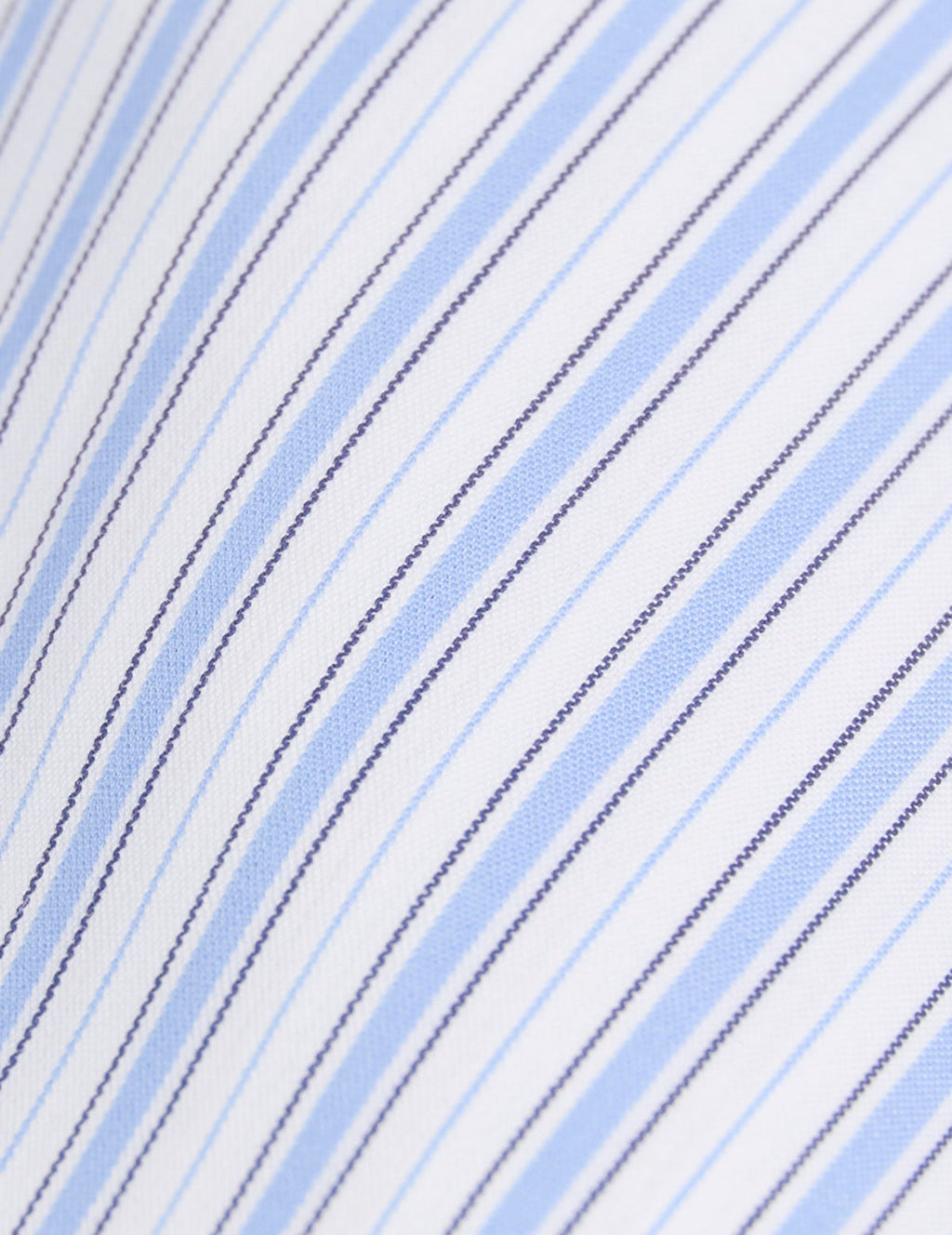 Chemise semi-ajustée rayée bleue
