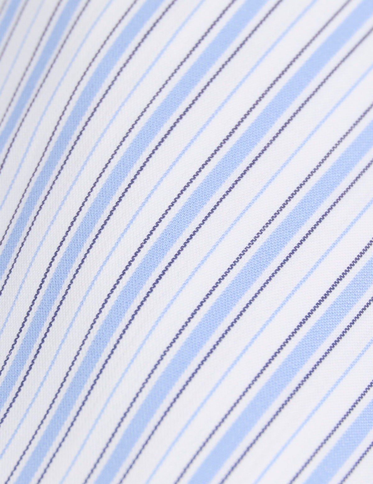 Chemise semi-ajustée rayée bleue