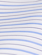 Chemise semi-ajustée rayée bleue