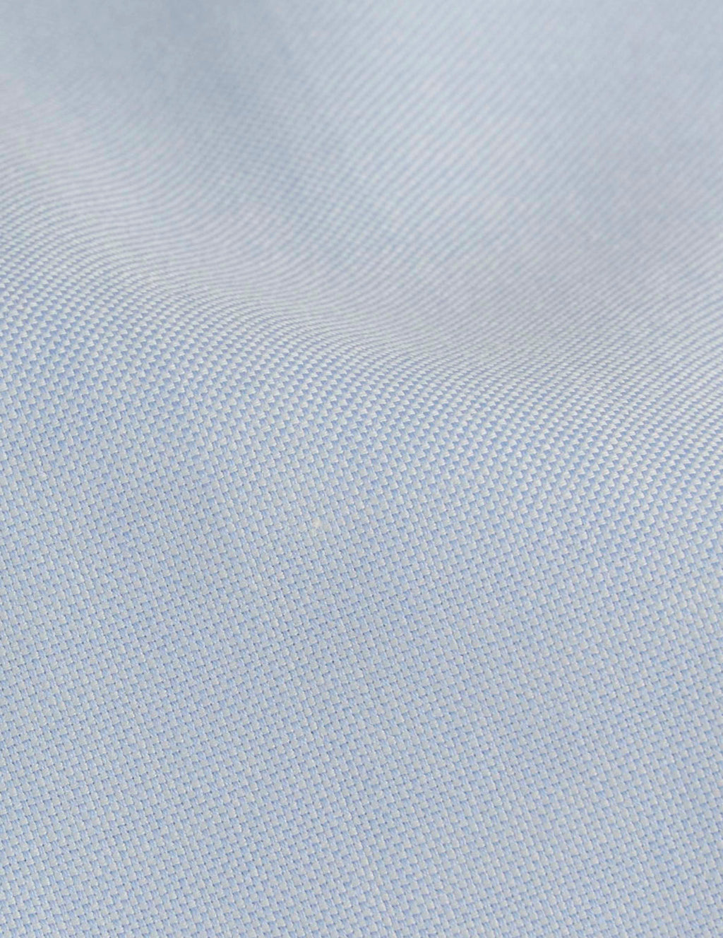 Chemise semi-ajustée en laine et cachemire bleu clair