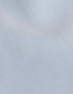 Chemise semi-ajustée en laine et cachemire bleu clair