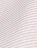 Chemise mixte  Je t'aime  rayée beige