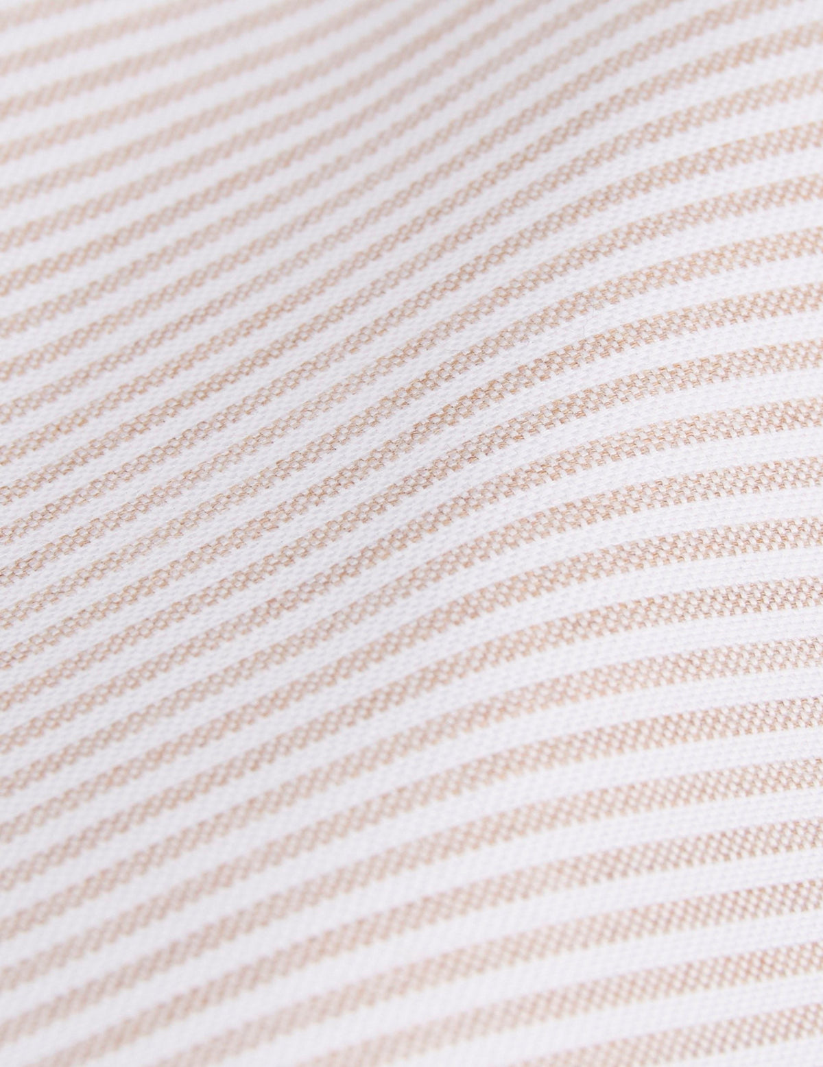 Chemise mixte  Je t'aime  rayée beige