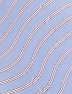 Chemise mixte  Je t'aime  bleue rayée