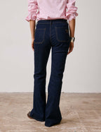 Jean flare Kate en denim
