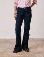 Jean flare Kate en denim
