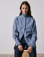 Chemise Laurine en denim bleu