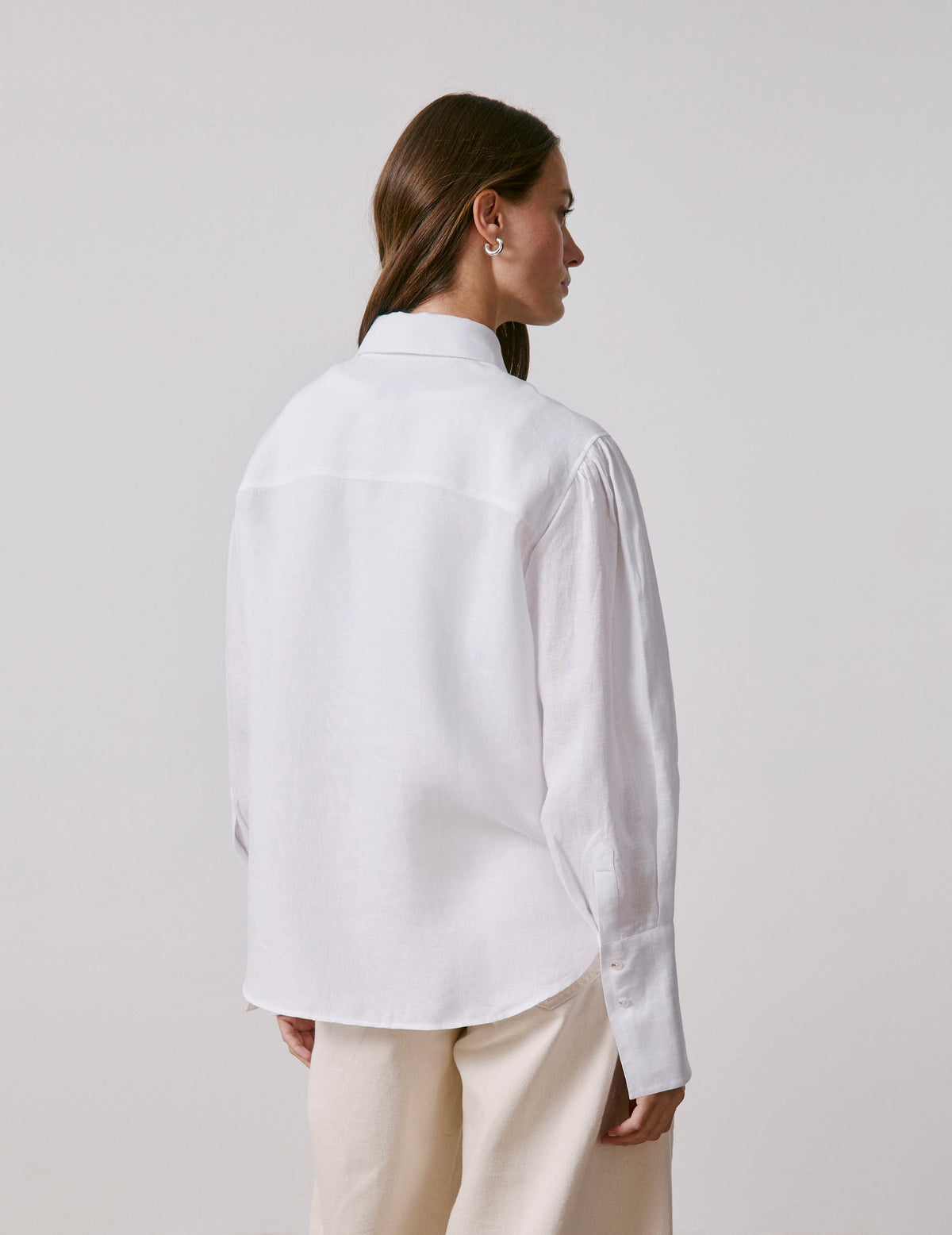 Chemise Lexie en lin blanc