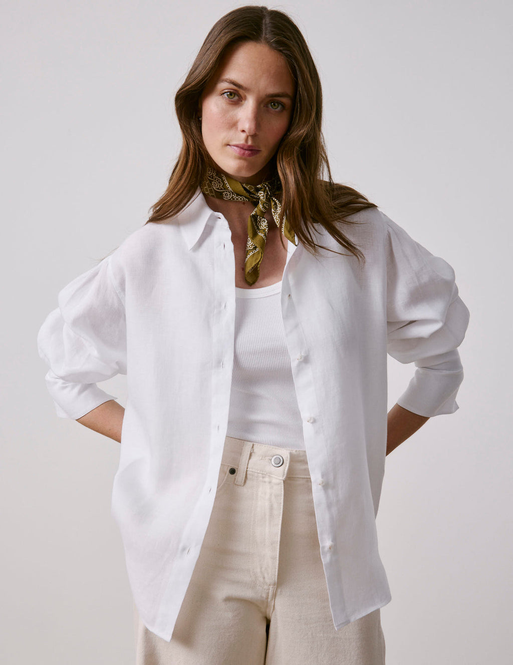Chemise Lexie en lin blanc