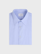 Chemise semi-ajustée bleue