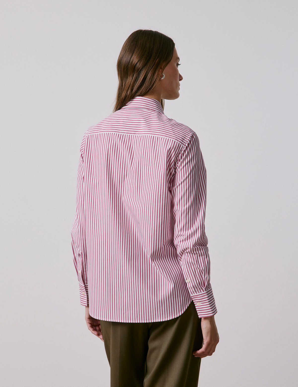 Chemise Marion rayée rouge
