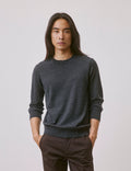 Pull Massimo en laine mérinos gris