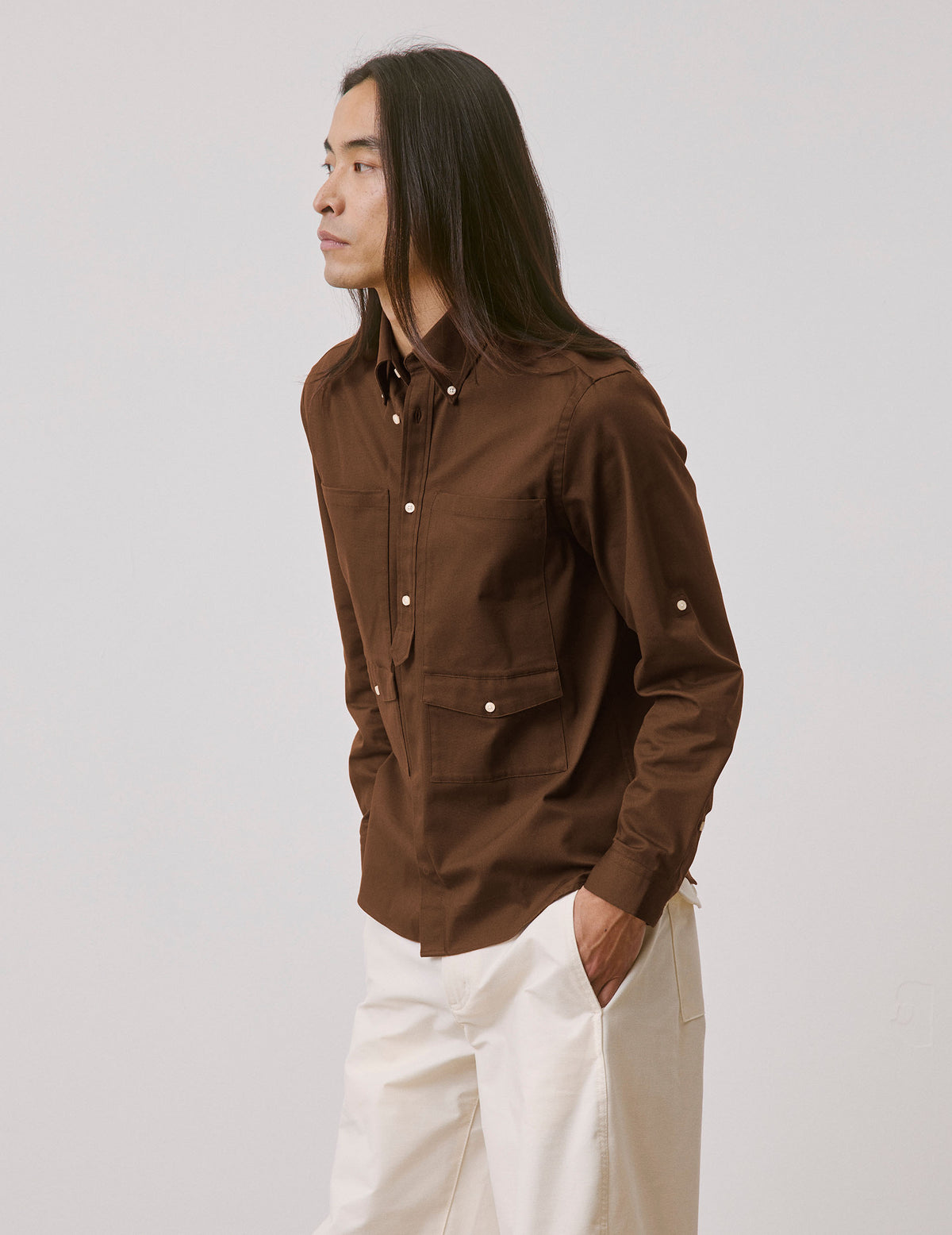 Chemise Mathéo marron