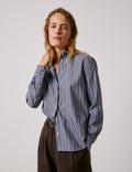 Chemise Mélinda rayée marine