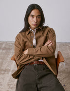 Surchemise Milan en twill camel