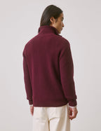 Pull Milo en laine mérinos bordeaux