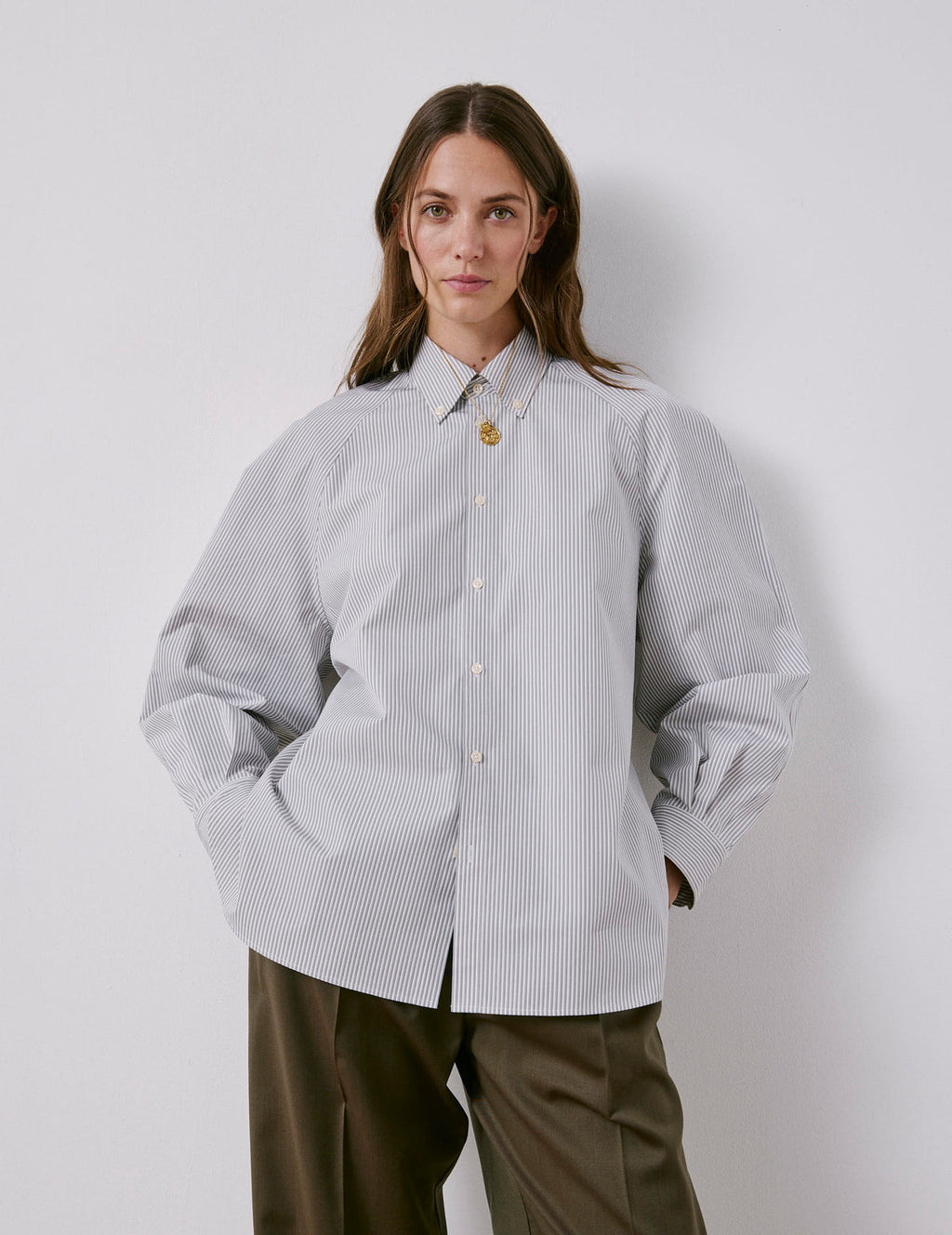 Chemise oversize Paloma rayée