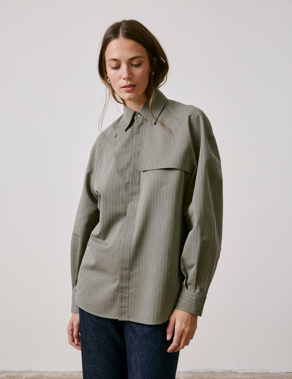 Chemise Pamela kaki