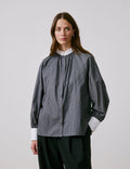 Chemise Pauline rayée noire