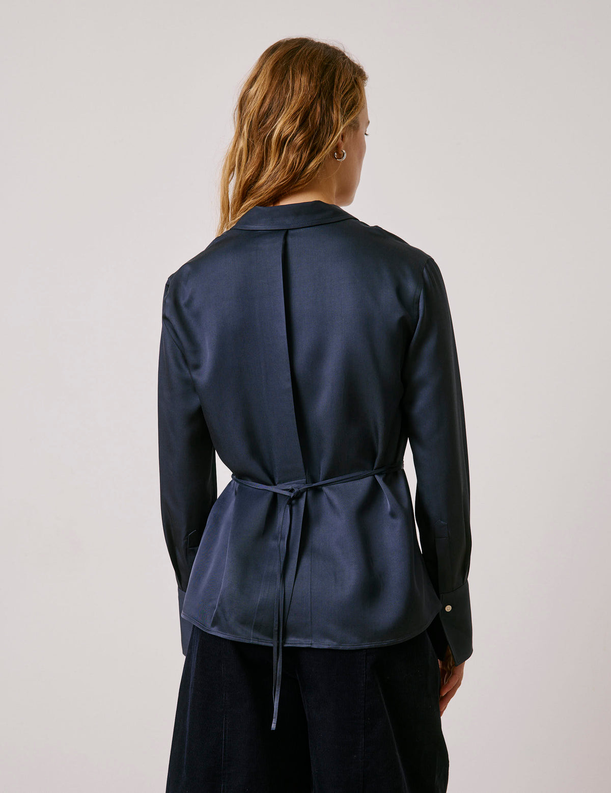 Chemise Paz bleue marine