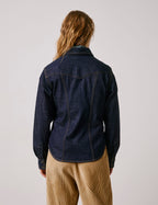 Chemise Penny en denim bleu marine