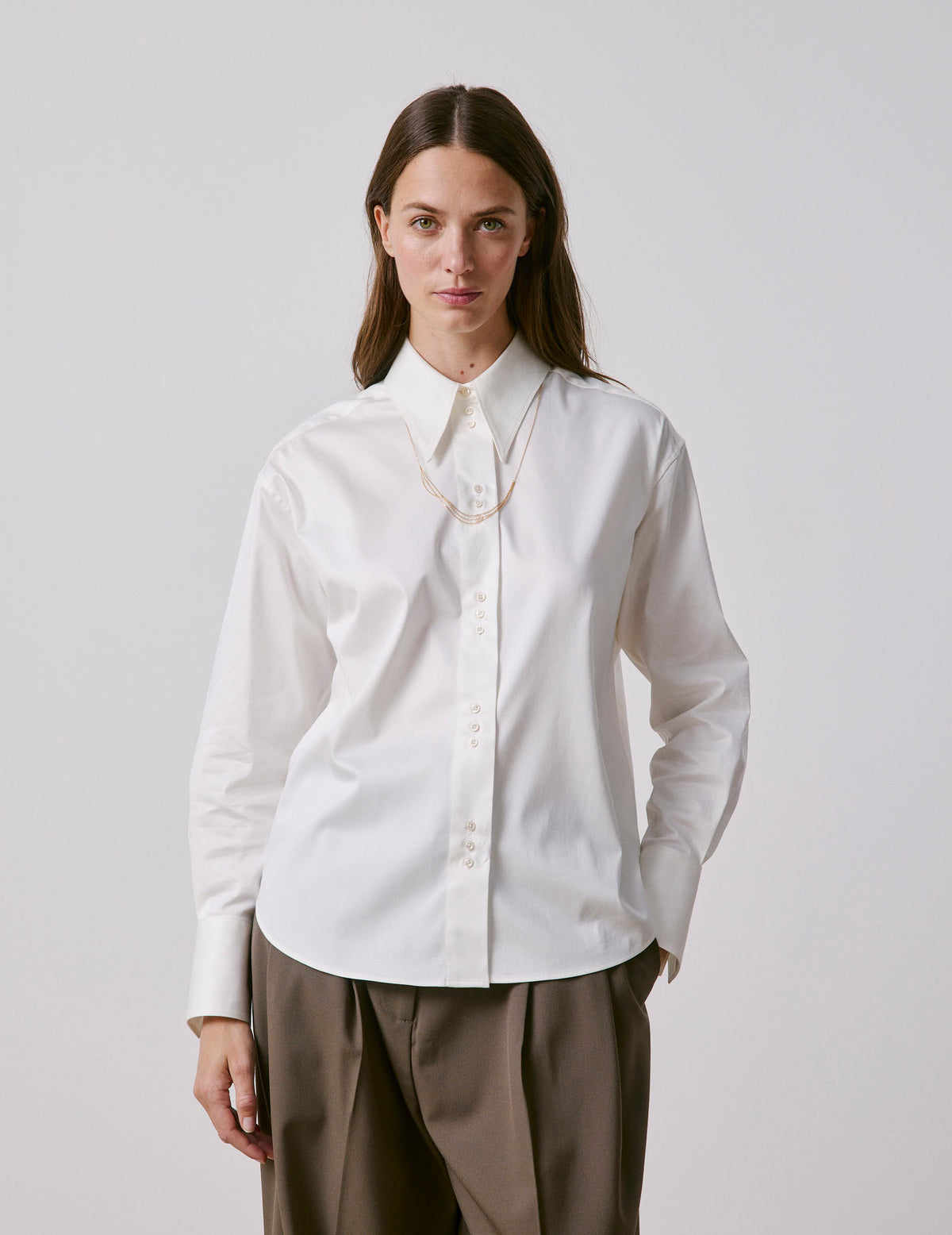 Chemise Perle écrue
