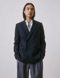 Veste de blazer Philippe en laine marine