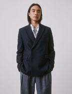 Veste de blazer Philippe en laine marine