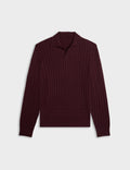 Pull Piersen en laine mérinos bordeaux