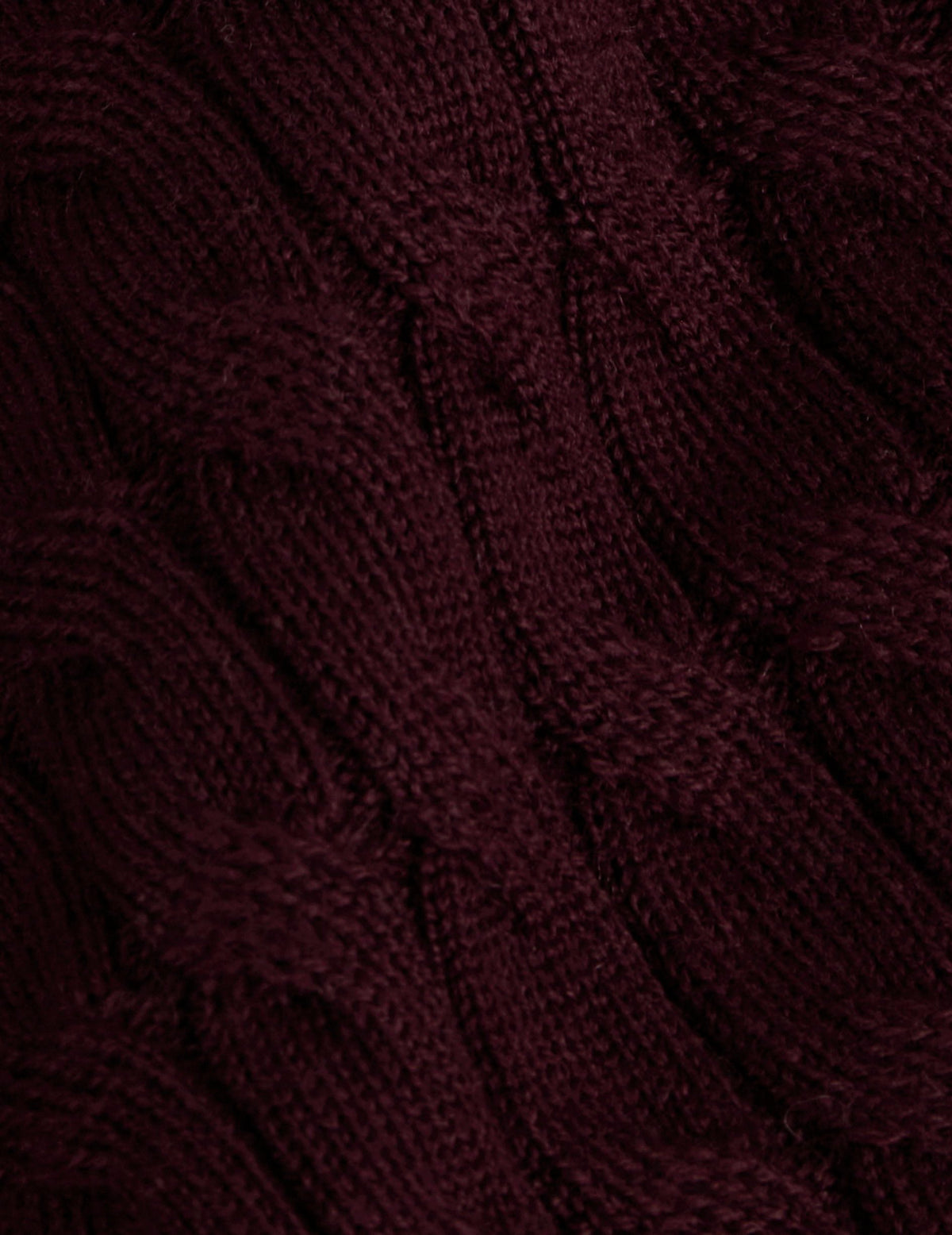 Pull Piersen en laine mérinos bordeaux - View 2