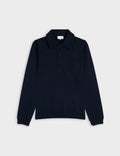 Polo en jersey marine